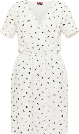 Mymo Jurk met kersenprint Nolie Dames wolwit