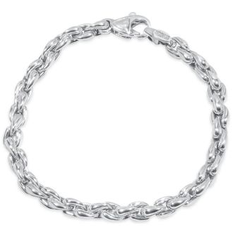 Pompeii3 Mens Designer Cable Link 14k Gold (38gram) or Platinum (61gram) 6.5mm Bracelet 8.5