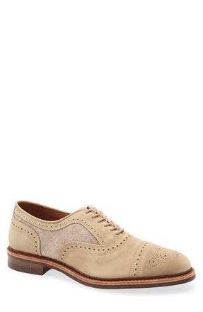 Allen Edmonds Strandmok Cap Toe Oxford in Bone at Nordstrom Rack, Size 10.5