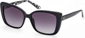 Guess Vierkante Zonnebril - Dames - Zonnebrillen - Zwart - 56 MM - Accessoires