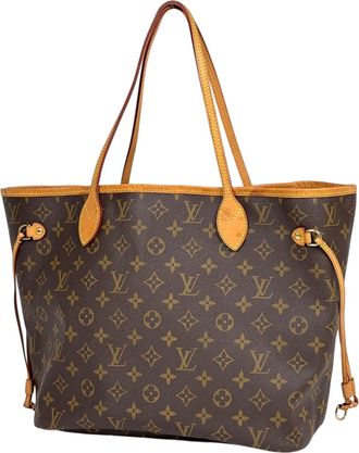 Louis Vuitton Brown Monogram Shoulder Bag Tote Bag (Pre-Owned)