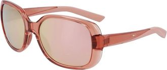 Nike Sunglasses, female, Pink, Size: ONE SIZE Injected Sunglasses with Gradient Lenses