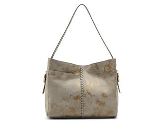 Hobo Render Shoulder Shoulder Womens Handbags Golden Granite, Leather/Nubuck/Polyester