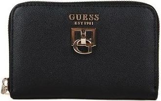 Guess Bianca Slg Medium Zip Around - Dames - Portefeuilles - Zwart - ONE Size - Accessoires