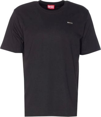 Diesel Tops, Heren, Zwart, S, Katoen, Diesel T-shirts en Poloshirts