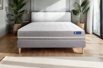 Actisom Kit Rete E Materasso Matrimoniale Actiflex Touch 160x210cm - Spessore : 20cm - Molle Insacchettate - Bilanciato