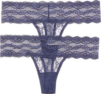 b.tempt'd by Wacoal B.Temptd By Wacoal 2Pk Lace Kiss Thong