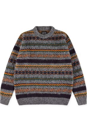 Howlin Shetland Wool Nordic Design Crewneck Sweater