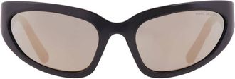 Marc Jacobs Bronze Mirror Wrap Ladies Sunglasses MARC 738/S 008A/JO 61