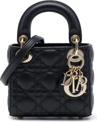 Dior Pre-owned Dior Micro Lambskin Cannage Lady Ladies NKGSZ3RBF1VZEWKT