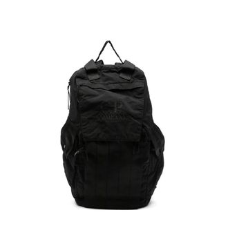 C.P. Company Plain Paper Touch Backpack - male - C.P. Company - Backpacks - Black - ONE SIZE - Bags