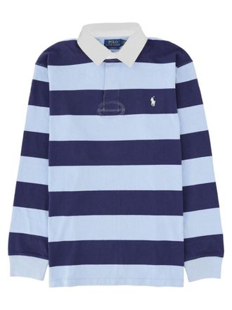 Polo Ralph Lauren Multicolour Striped Long-Sleeve Cotton Polo Shirt