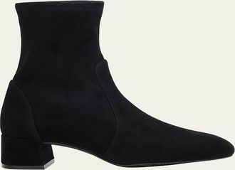 Stuart Weitzman Maeve Suede Booties