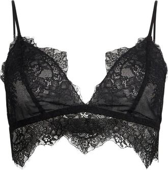 Liu Jo Top con dettagli in pizzo - Nero