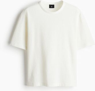 H&M Loose Fit T-shirt in White at Nordstrom, Size Xxx-Large