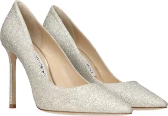 Jimmy Choo London Glitter Pumps - Gold