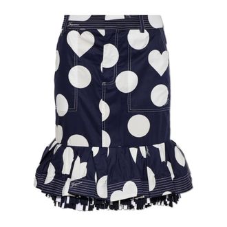 Jacquemus Short Skirts, female, Blue, Size: 2XS The Cabana skirt