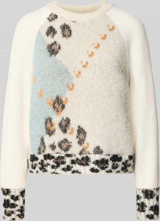 Marc Cain Sweatshirt mit gerippten Abschlüssen in Mint, Größe 34