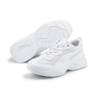 Puma Sneaker PUMA CILIA, Damen, Gr. 37, bunt (puma wei&szlig;, gray violet, puma silber), Synthetik, Schuhe Sneaker
