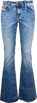 Diesel Jeans, Dames, Blauw, W28, Katoen, 1969 D-Ebbey Bootcut Jeans