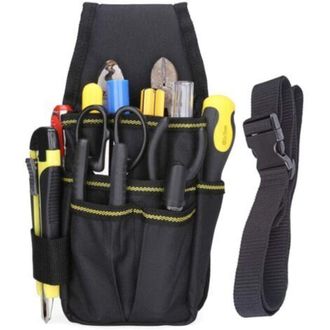 OEM Bolsa De Almacenamiento De Herramientas Para Manualidades, Ri&ntilde;onera De Tela Oxford Negra - Crezuo
