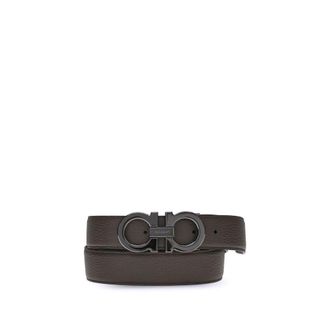 Ferragamo Calf Leather Bos Taurus Regular Mens Belt