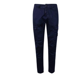 Stone Island Slim-fit Broeken - Heren - Slim Fit Broeken - Blauw - W31 - Broeken