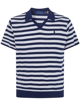 Ralph Lauren Classic Short Sleeves Pockets Stripes Polo Shirt