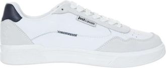 Roberto Cavalli Sneakers - Heren - Sneakers - Wit - 42 EU - Leer - Schoenen