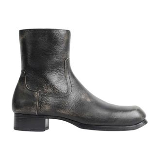 Maison Margiela Heren, Schoenen, Zwart, Maat: 42 EU Leer