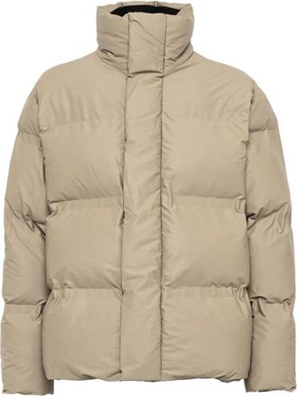 Rains Puffer Down Jas - Heren - Gewatteerde jassen - Beige - XS - Polyester - Jassen