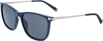 Nautica N3660SP 410 Mens Sunglasses Blue Size 56