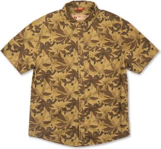 Iron And Resin Mens Sundown Shirt In Khaki