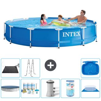 Intex Piscina Con Estructura Redonda - 366x76 Cm - 7-piezas S31573