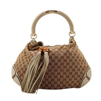 Gucci Pre-owned Handbags, female, Brown, Size: ONE SIZE Pre-owned LIndy Hobo Bag