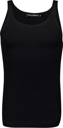Dolce & Gabbana Heren, Tops, Zwart, Maat: XL Katoen