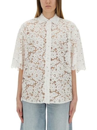 Michael Kors Floral Lace Shirt