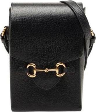 Gucci Pre-owned Cross Body Bags, female, Black, Size: ONE SIZE Pre-owned Vintage Cross Body Bag