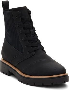 Toms Ionie Lace-Up Boot in Black at Nordstrom Rack, Size 7.5