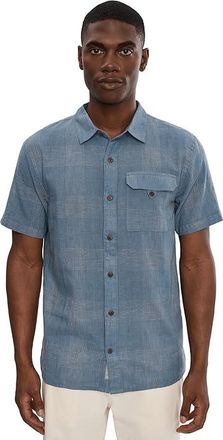 Royal Robbins Hempline Spaced Short Sleeve Mens Clothing Flint : 2XL, Polyester/Hemp/Cotton