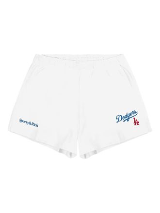 Sporty & Rich embroidered shorts - White