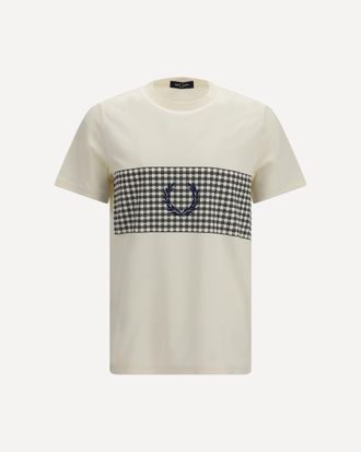 Fred Perry Tennis net-inspired graphic T-shirt Male M