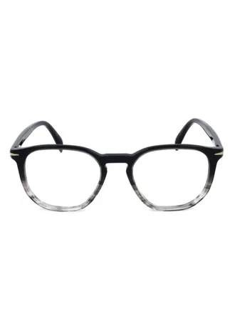 Eyewear by David Beckham gradient-effect glasses - men - Acetate - 50 - Black