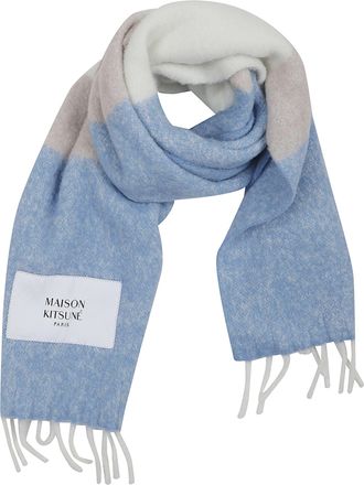 Maison Kitsuné Alpaca Striped Scarf