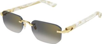Cartier Sunglasses, unisex, Gray, Size: 53 MM Ct0622S