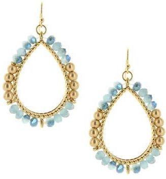 Olivia Welles Bri Beaded Teardrop Earrings in Turquoise at Nordstrom Rack
