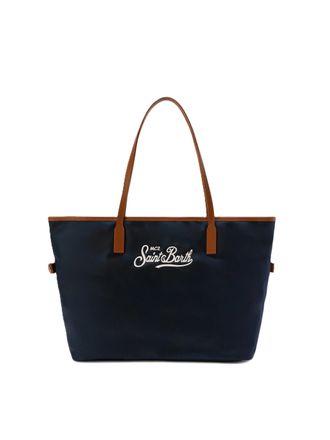 MC2 Saint Barth Spacious Foldable Tote Bag with Contrasting Handles