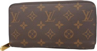 Louis Vuitton Brown Coquelicots Long Wallet (Bi-Fold) (Pre-Owned)