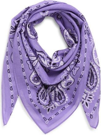 Madewell Medium Cotton Bandana in Primavera Bandana Raw Amethyst at Nordstrom