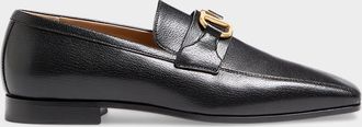 Valentino Garavani Men & apos;s Vlogo Signature Leather Loafers